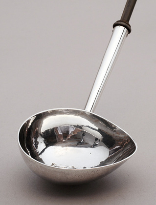 Antique Silver Punch Ladle - 
